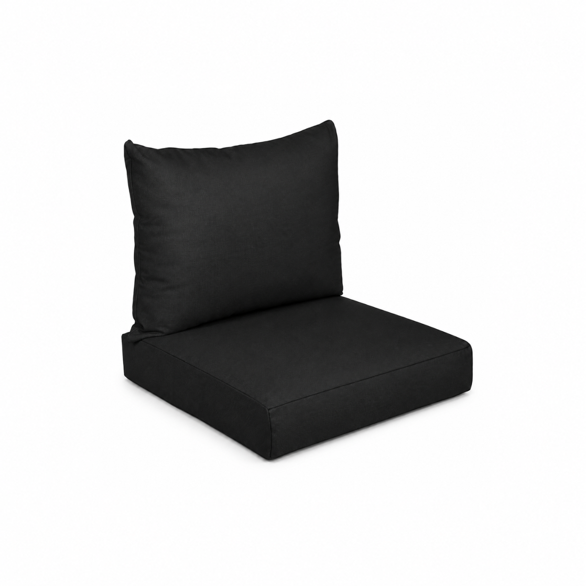 Classic Chair Sunbrella cushion set in Canvas Black