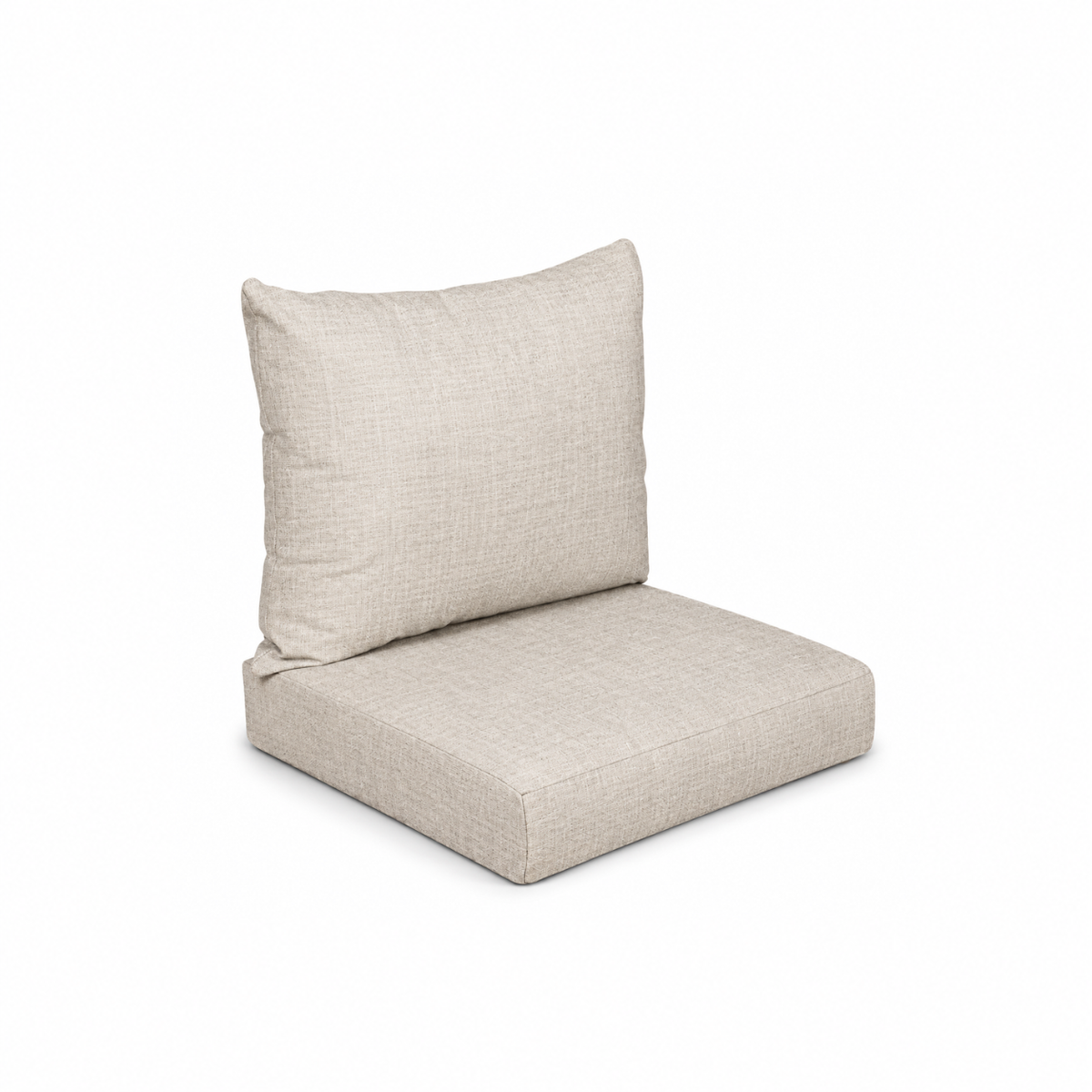 Classic Chair Sunbrella cushion set in Cast Silver