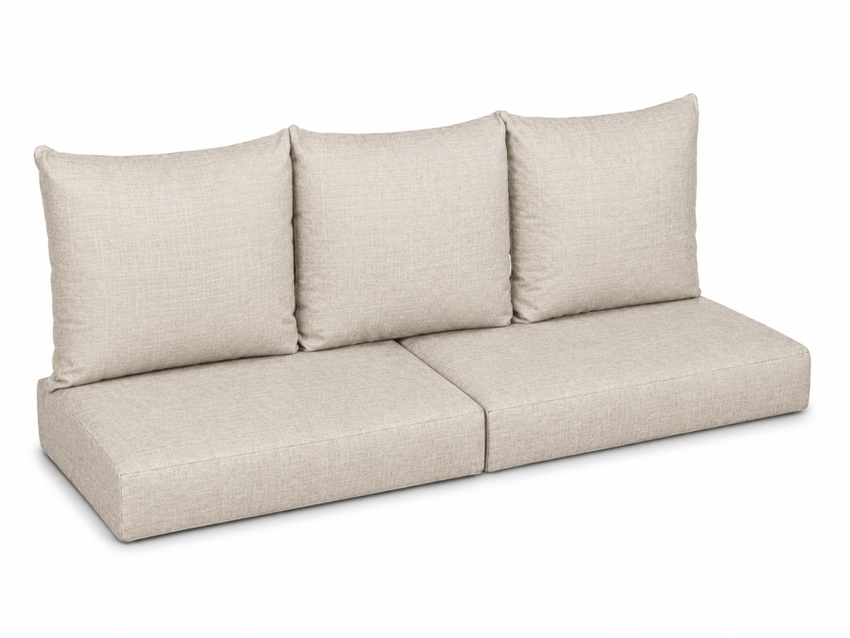 Classic Sofa Sunbrella cushion set in Cast Silver