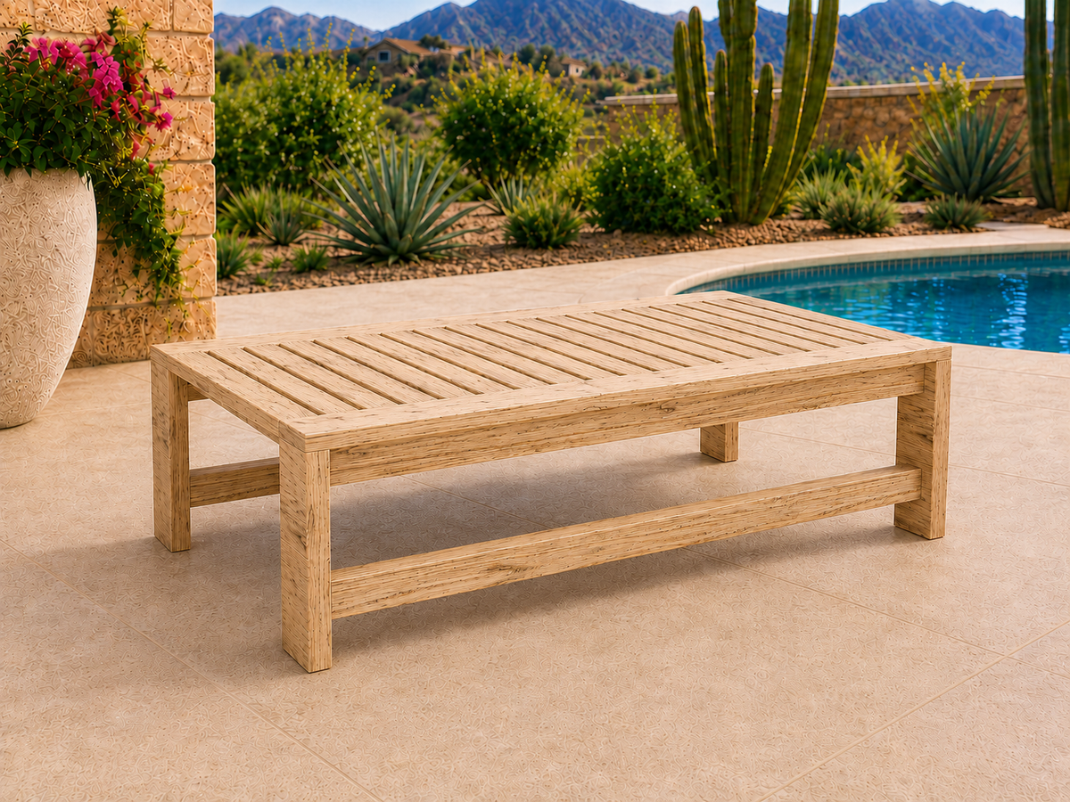 54-inch Classic Coffee Table in Ambrosia Maple with Natural Satin finish