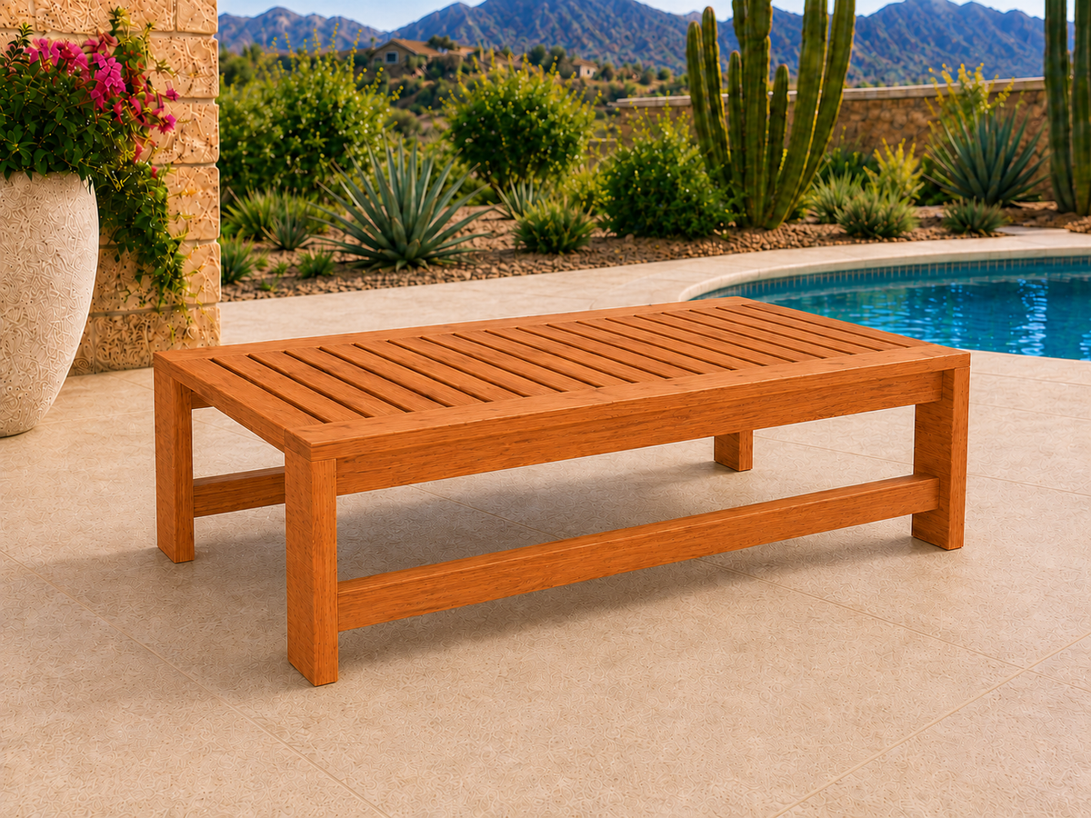 54-inch Classic Coffee Table in Cherry with Satin Oil finish