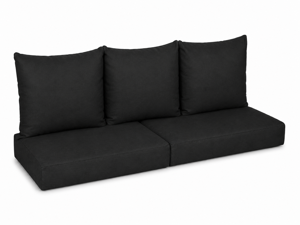 Classic Sofa Sunbrella cushion set in Canvas Black