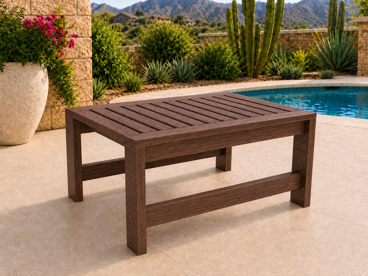 36-inch Classic Coffee Table in Black Walnut with Matte Oil finish