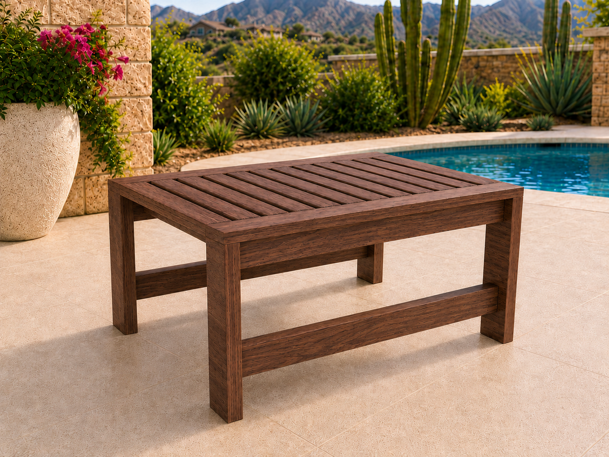 36-inch Classic Coffee Table in Black Walnut with Natural Satin finish