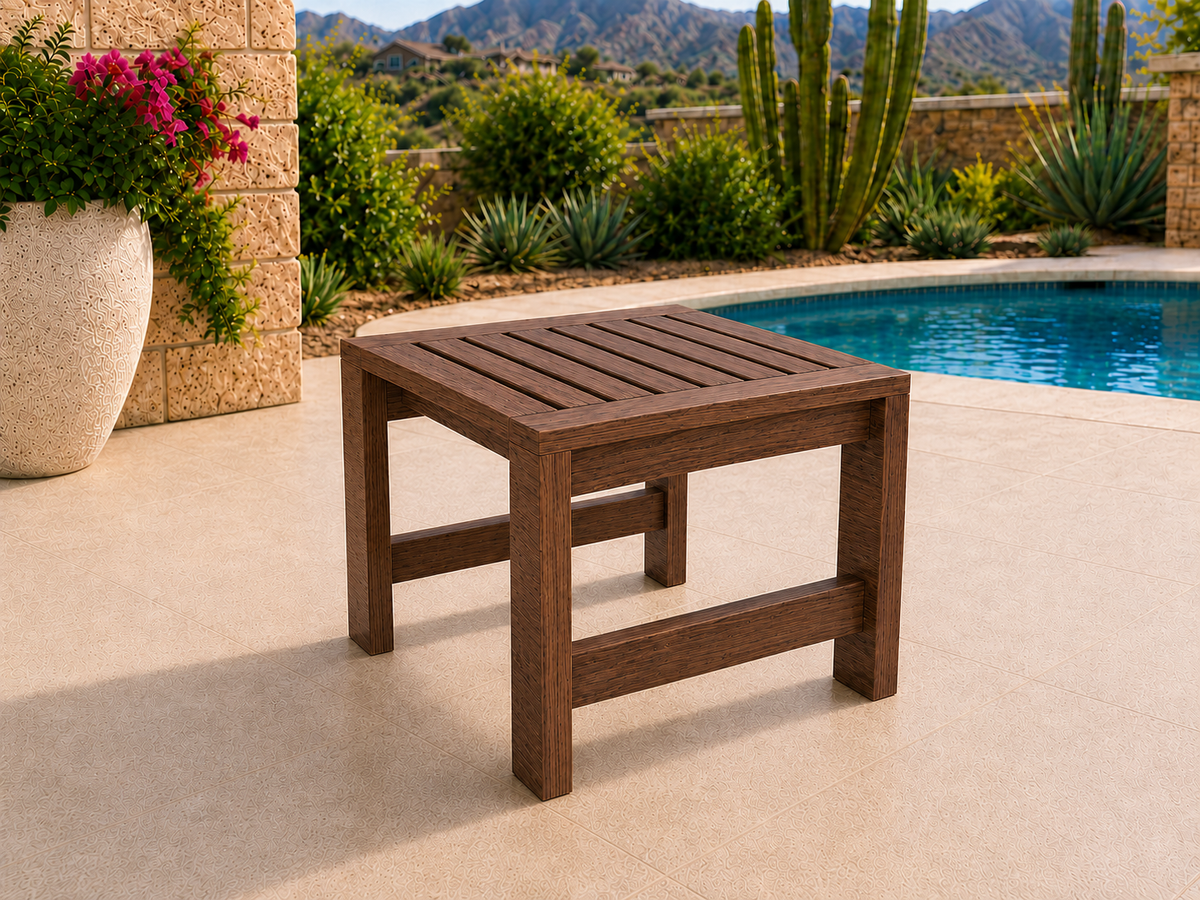 Classic End Table in Black Walnut with Natural Satin finish
