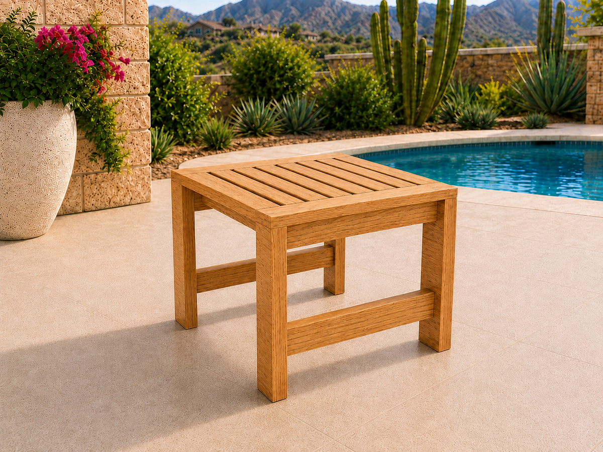 Classic End Table in Canarywood with Natural Satin finish