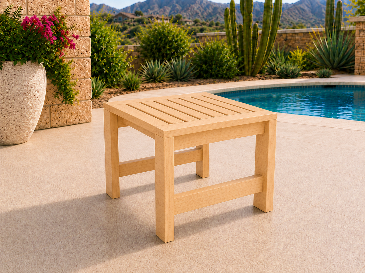 Classic End Table in Hard White Maple with Ultra Light Honey finish