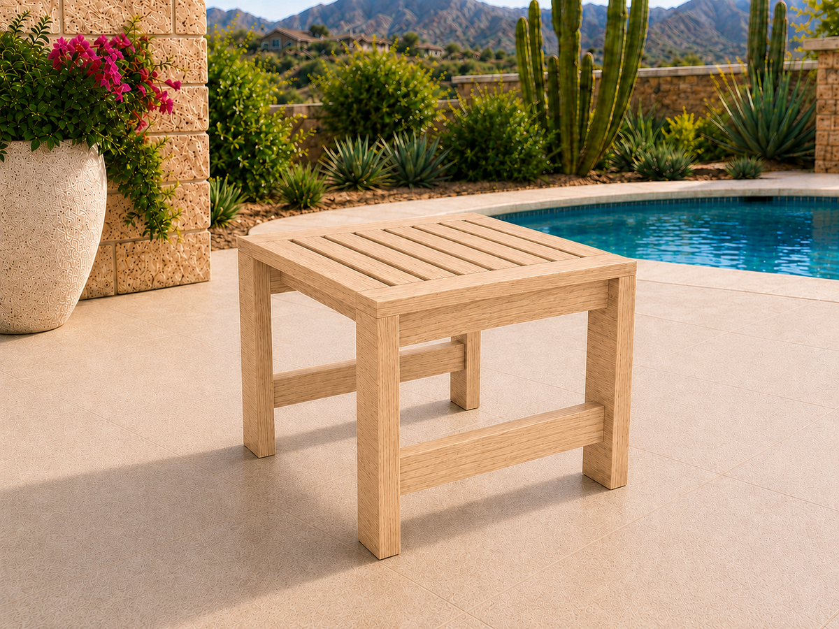 Classic End Table in Red Oak with Natural Satin finish